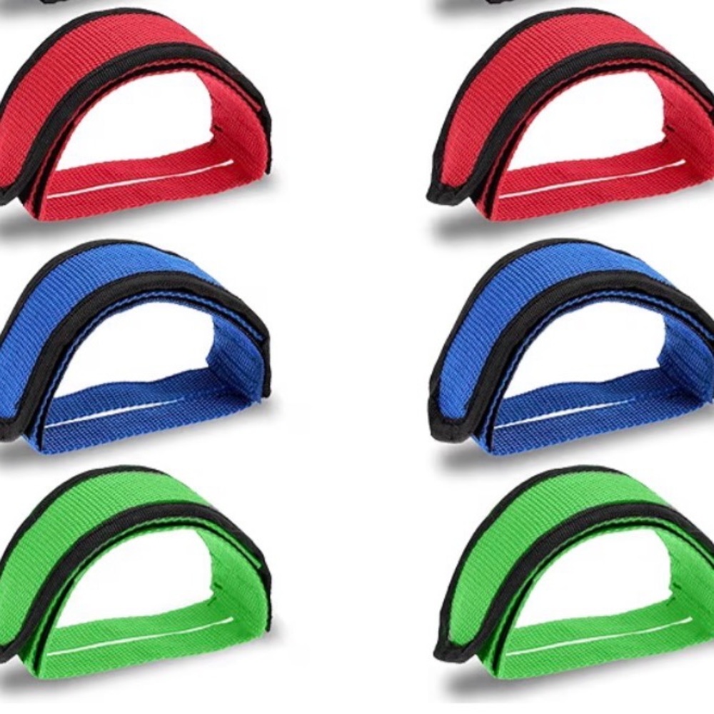 NWOT Bicycle Pedal Straps, 3 Pairs Adjustable Universal